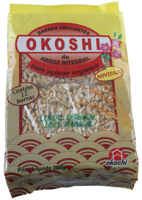 barra de arroz crocante2.jpg - BARRA DE ARROZ OKOSHIIngredientes:Arroz Integral,açúcar orgânico,glucose.